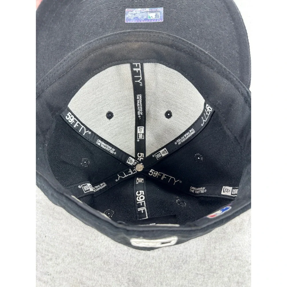 New Era 59FIFTY Pittsburgh Pirates Kids Hat Black Yellow MLB Fitted Cap 6 3/4